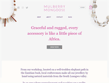 Tablet Screenshot of mulberrymongoose.com